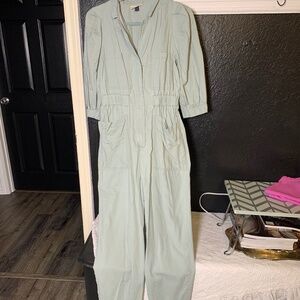 Soft Blue Universal Threads Jumpsuit w/puff sleeves sz 6
